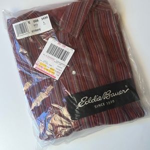 🌻 Eddie Bauer striped vintage corduroy shirt